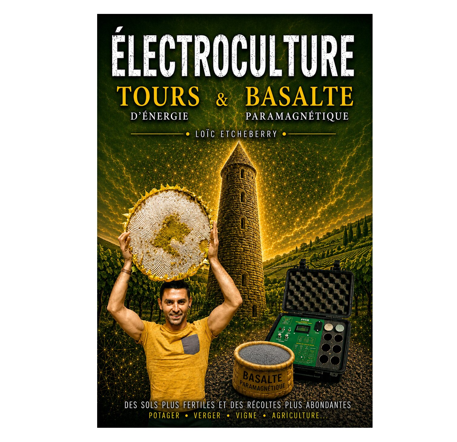 Électroculture : Tours d'énergie et basalte paramagnétique - Loïc ETCHEBERRY