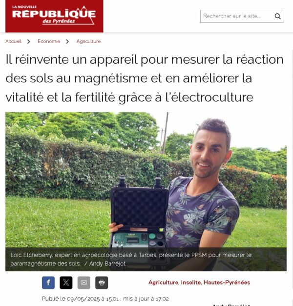 PPSM - Analyse PARAMAGNÉTIQUE du SOL et du BASALTE - PCSM – Image 6