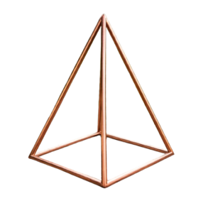 Pyramide Nubienne cuivre hyper solide